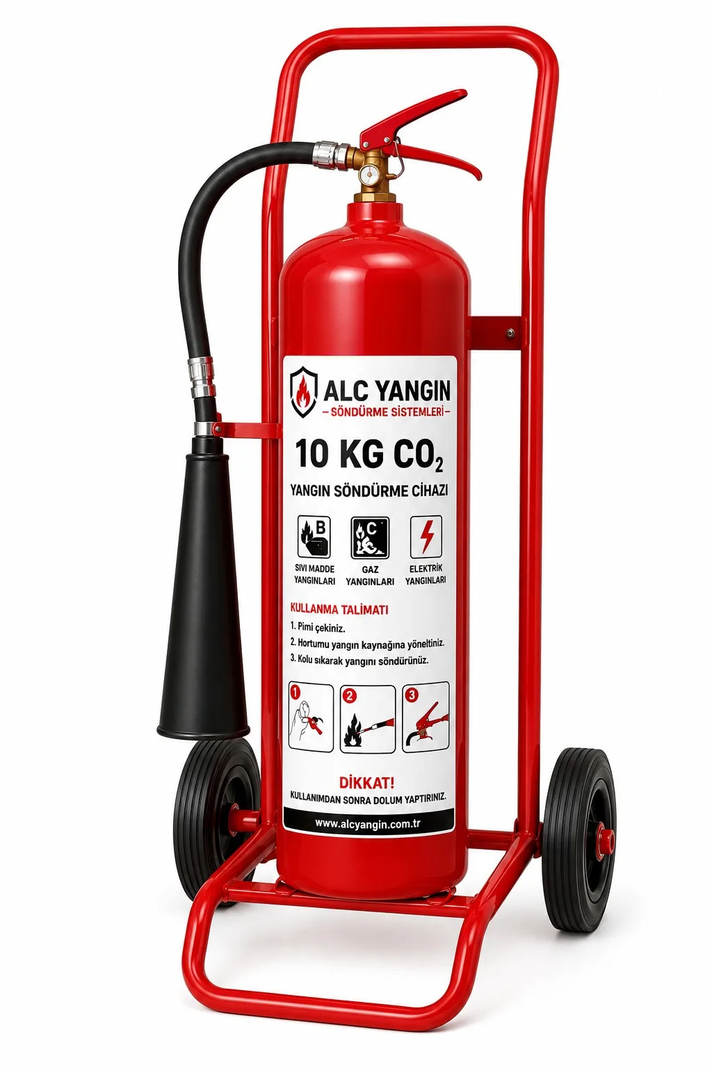 10 Kg CO2 Yangın Söndürme Cihazı
